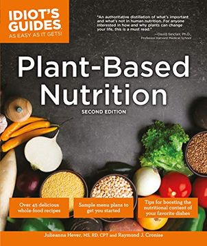 portada Plant-Based Nutrition, 2e (Idiot's Guides) (en Inglés)