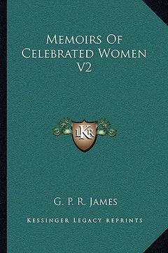 portada memoirs of celebrated women v2 (en Inglés)