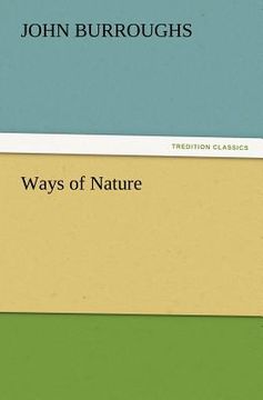 portada ways of nature (en Inglés)