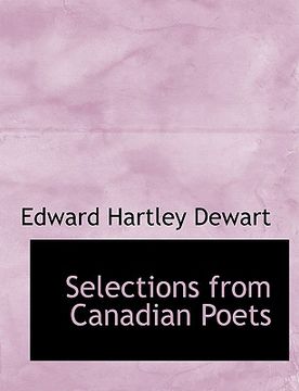 portada selections from canadian poets (en Inglés)