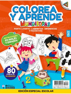 portada MUNDISOPAS ESPECIAL COLOREA Y APRENDE (in Spanish)