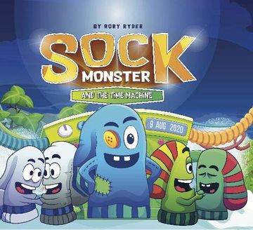 portada Sock Monster and the Time Machine (en Inglés)