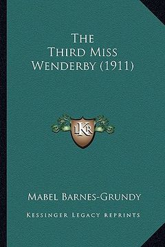 portada the third miss wenderby (1911)
