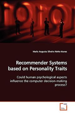portada recommender systems based on personality traits (in English)
