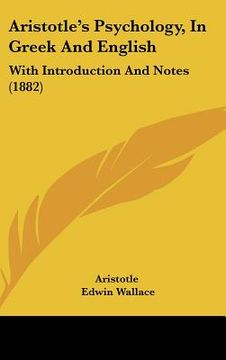 portada aristotle's psychology, in greek and english: with introduction and notes (1882) (en Inglés)