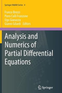portada Analysis and Numerics of Partial Differential Equations (en Inglés)