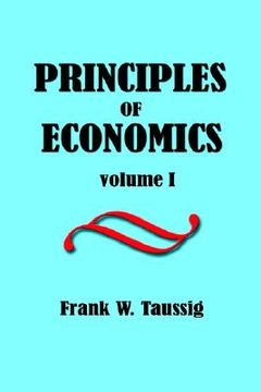 portada principles of economics, volume i. (in English)