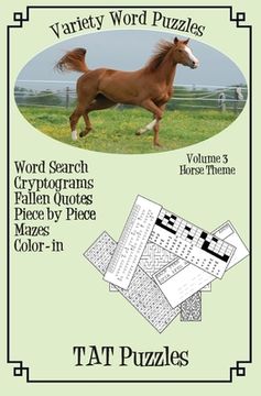 portada Variety Word Puzzles: Volume 3: Horse themed (in English)