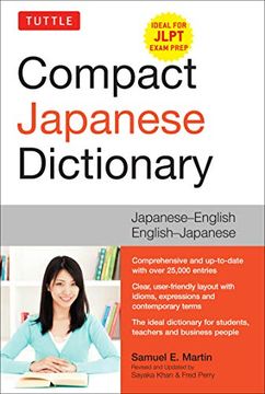 portada Tuttle Compact Japanese Dictionary: Japanese-English English-Japanese (Ideal for Jlpt Exam Prep) (in English)