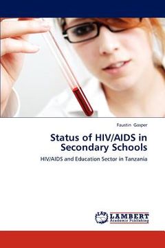 portada status of hiv/aids in secondary schools (en Inglés)