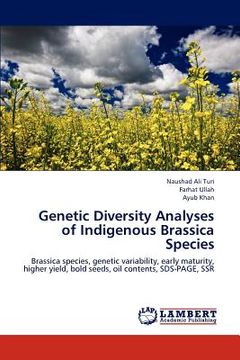 portada genetic diversity analyses of indigenous brassica species (en Inglés)