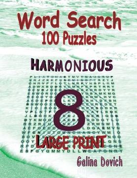 portada Word Search 100 Puzzles: Harmonious 8 (en Inglés)