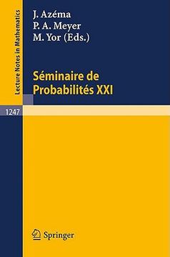 portada seminaire de probabilites xxi