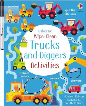 portada Wipe-Clean Trucks and Diggers Activities