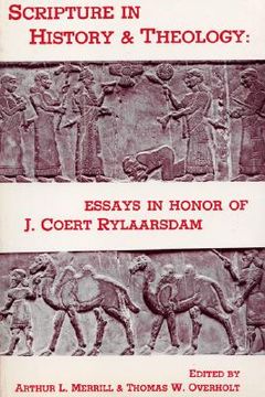 portada scripture in history and theology: essays in honor of j. coert rylaarsdam (en Inglés)