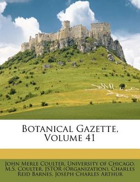 portada botanical gazette, volume 41