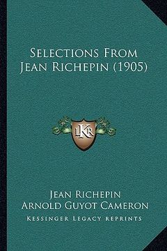 portada selections from jean richepin (1905)