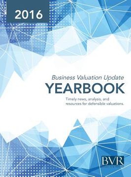portada Business Valuation Update Yearbook 2016