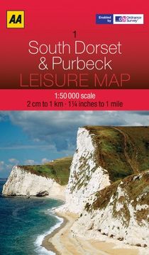 portada Leisure map South Dorset & Purbeck (aa Leisure Maps) (en Inglés)