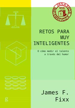portada Retos Para Muy Inteligentes (in Spanish)