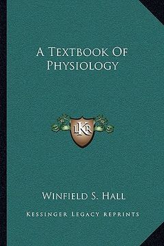 portada a textbook of physiology (en Inglés)