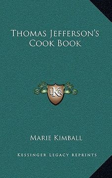portada thomas jefferson's cook book (in English)