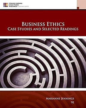 portada Business Ethics: Case Studies and Selected Readings (Mindtap Course List) (en Inglés)
