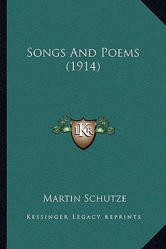 portada songs and poems (1914) (en Inglés)