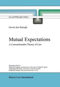 portada mutual expectations: a conventionalist theory of law (en Inglés)