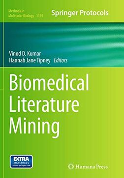 portada Biomedical Literature Mining (Methods in Molecular Biology, 1159) (en Inglés)