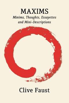 portada Maxims: Minims, Thoughts, Essayettes and Mini-Descriptions (in English)