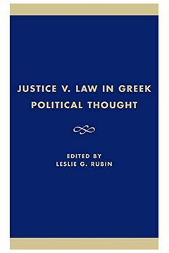 portada Justice v. Law in Greek Political Thought (Politikos) (in English)