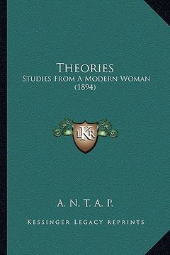 portada theories: studies from a modern woman (1894) (en Inglés)