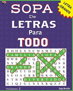 portada Sopa de Letras Para Todo: Volume 2 (Word Search in Spanish)