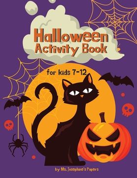 portada Halloween Activity Book: For kids 7 to 12