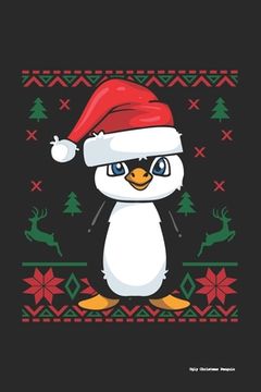 portada Ugly Christmas Penguin: 120 Pages I 6x9 I Dot Grid (en Inglés)
