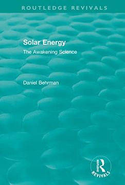 portada Routledge Revivals: Solar Energy (1979): The Awakening Science 