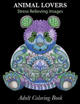 portada Adult Coloring Book: Animal Lovers: Stress Relieving Images