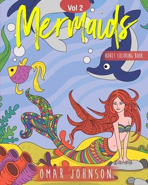 portada Mermaids Adult Coloring Book Vol 2