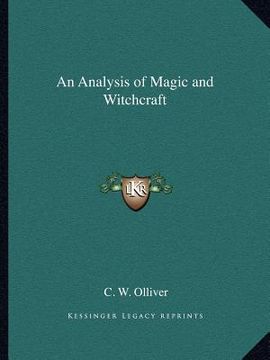 portada an analysis of magic and witchcraft (en Inglés)