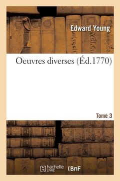 portada Oeuvres Diverses. Tome 3