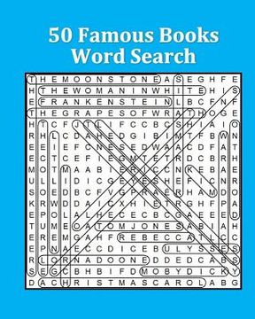 portada 50 Famous Books Word Search (en Inglés)