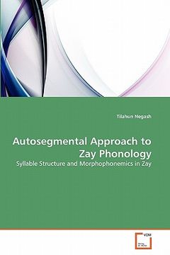 portada autosegmental approach to zay phonology (en Inglés)