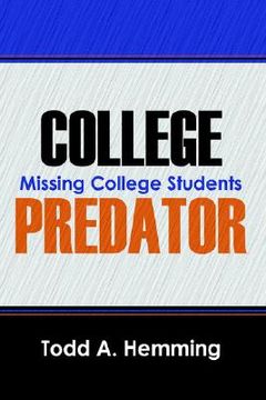 portada college predator: missing college students (en Inglés)