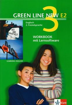 portada Green Line new e2 3. Workbook mit Software: Englisch als 2. Fremdsprache an Gymnasien, mit Beginn in Klasse 5 Oder 6 (en Inglés)