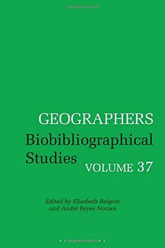 portada Geographers: Biobibliographical Studies, Volume 37 (in English)