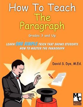 portada how to teach the paragraph (en Inglés)