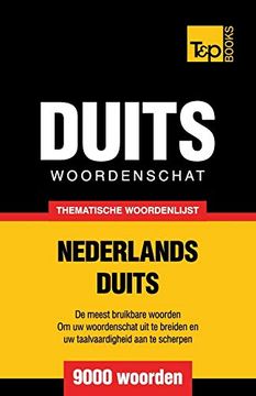 portada Thematische Woordenschat Nederlands-Duits - 9000 Woorden: 167 (Dutch Collection) (en Holandés)