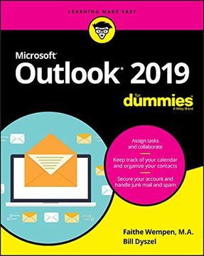 portada Outlook 2019 for Dummies (Outlook for Dummies) (en Inglés)