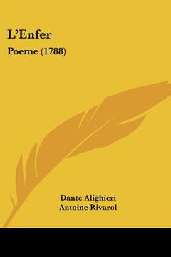 portada l'enfer: poeme (1788) (in English)